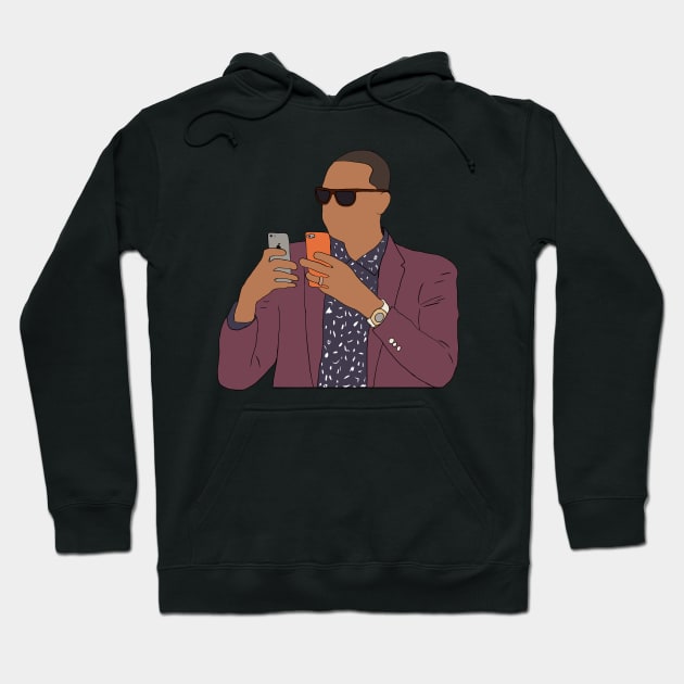 Paul Pierce's Two Phones Hoodie by rattraptees